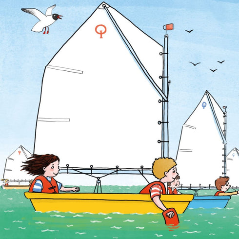 Jette und Finn gehen aufs offene Meer.