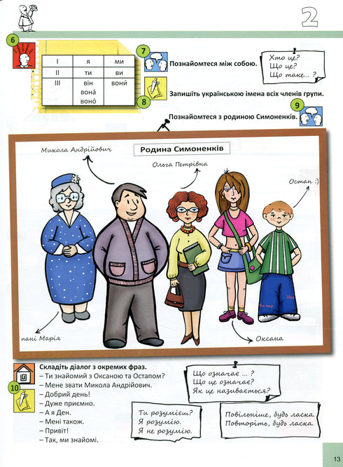 КРОК 1. Українська мова як іноземна (рівень А1-А2). Книга для студента