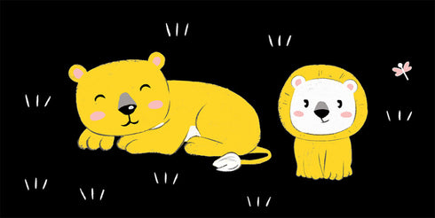 My contrast book. Mom and baby