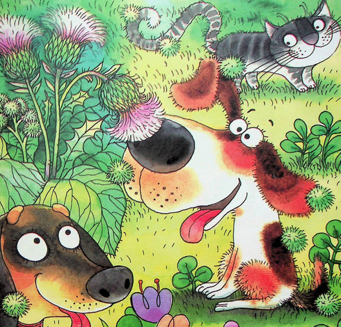 Auf dem Baumstumpf saß ein Kraftprotz...