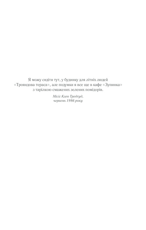 Gebratene grüne Tomaten im Café „Zupinka“