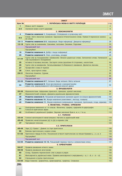 "Ukrainische Sprache" Lehrbuch für die 5. Klasse der allgemeinen Sekundarschulen - 9789661067294