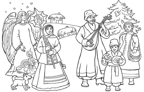 Велика книга розмальовок. Зимові свята