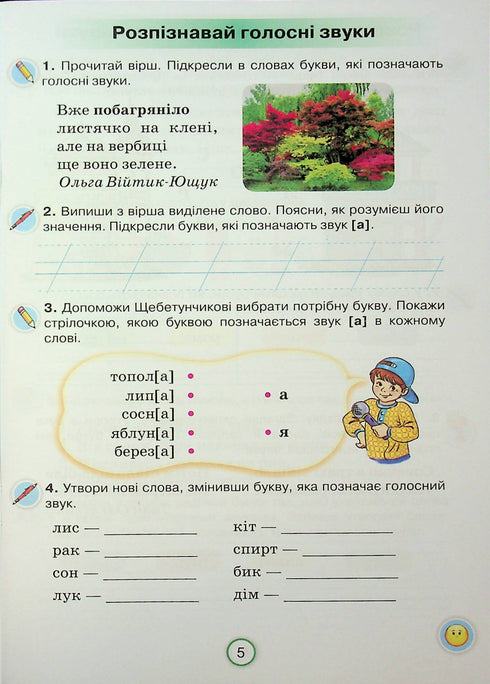 Apply Knowledge. Workbook for Ukrainian Language. Grade 2