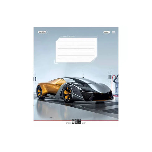 Notebook with lines - 18 sheets (Star)
