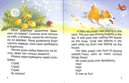 Малюк Коргі. Little Corgi. Книжка-білінгва