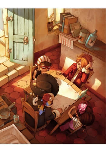 Die Piratenbande. Die Schätze des Piraten Morgan.