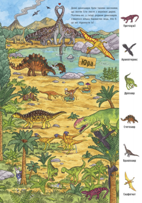 Мій великий віммельбух. Динозаври