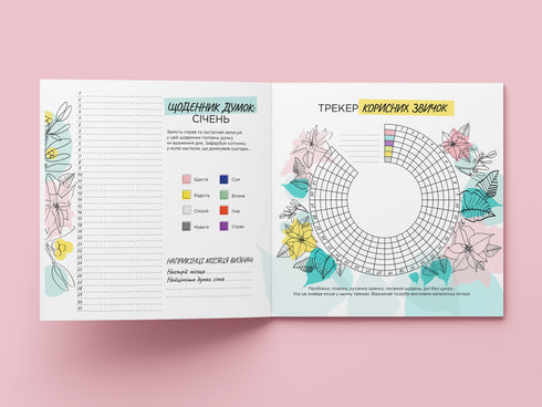 Tagebuch der Inspiration und Motivation für Frauen "Meine neue Geschichte"